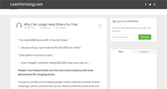 Desktop Screenshot of leanvertising.com